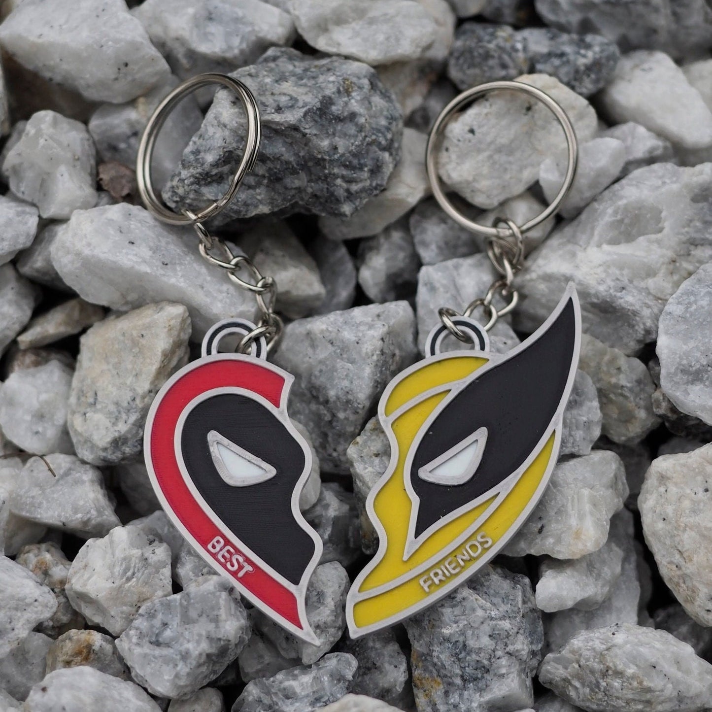 WxD Best friends Keychain/Necklace