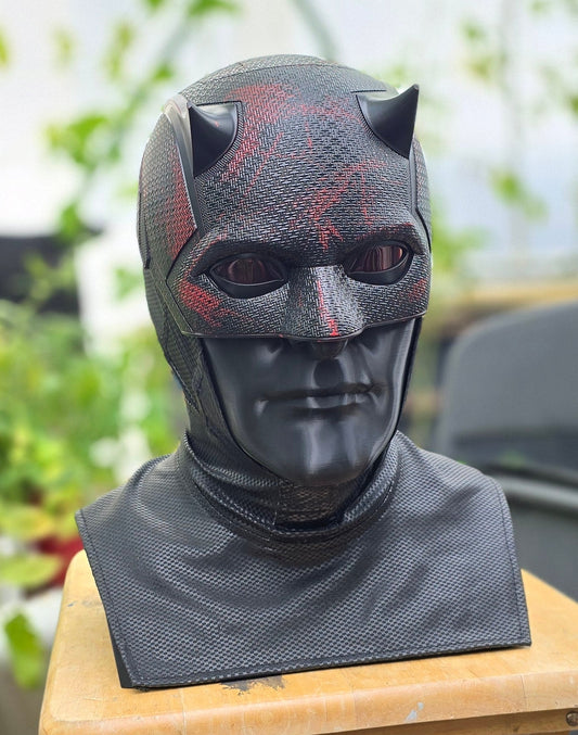 Black Textured Cowl Display Bust Bundle