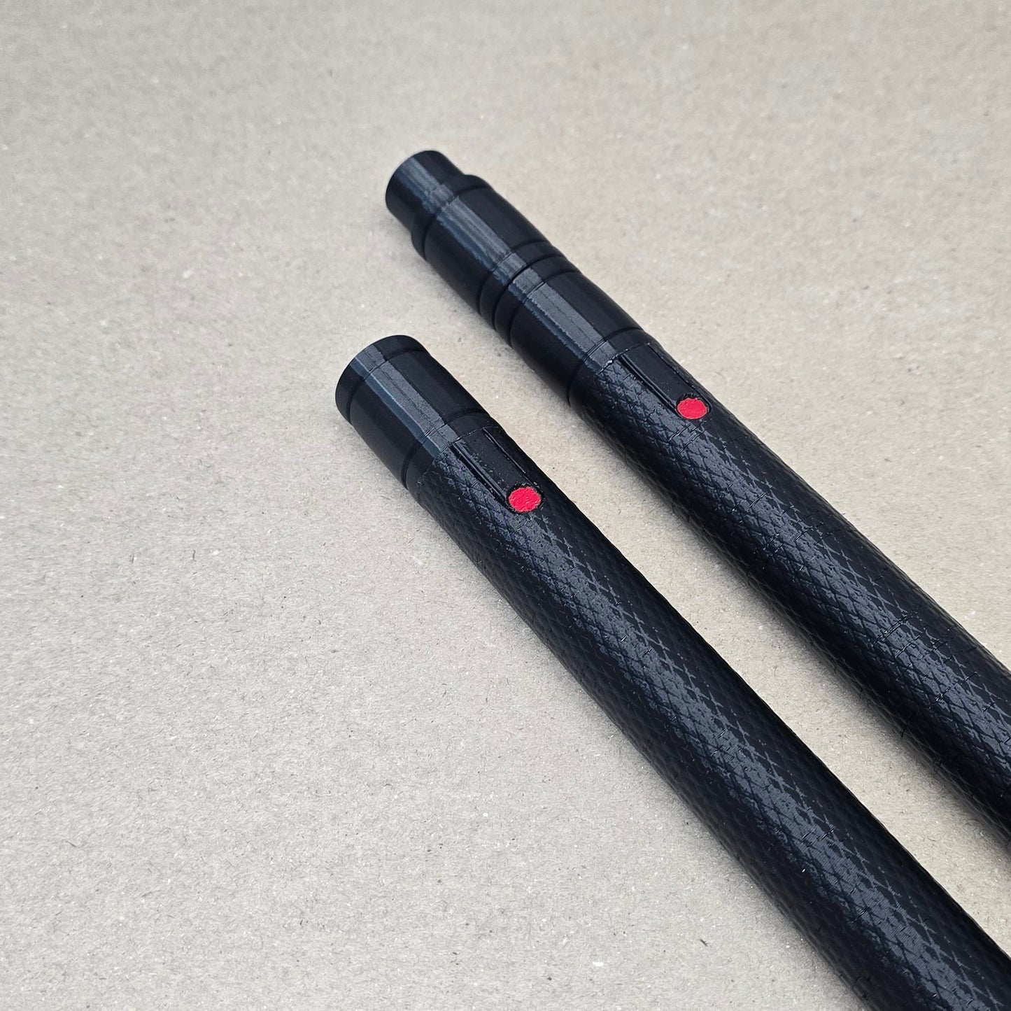 Black Stunt/Flexible Textured series Inspired Billy Clubs