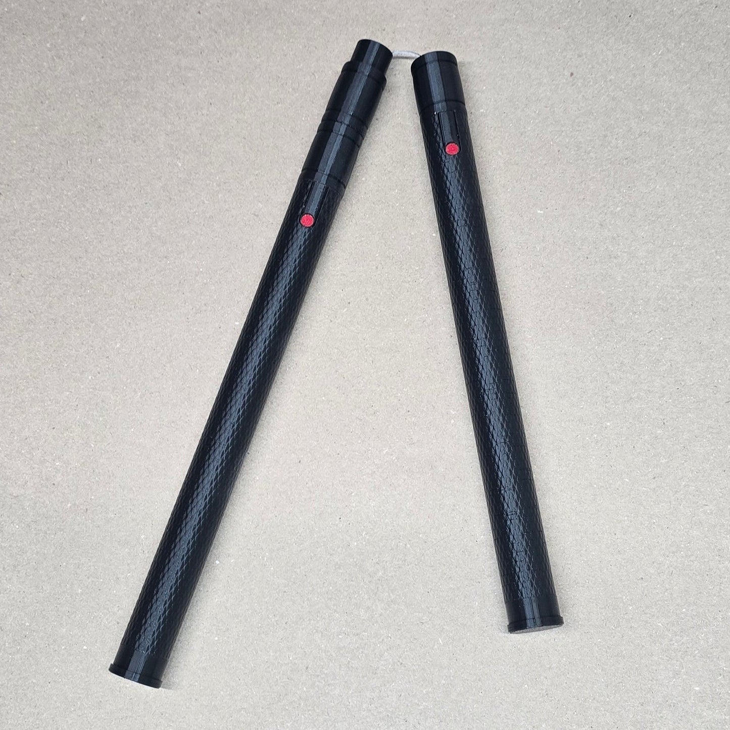 Black Stunt/Flexible Textured series Inspired Billy Clubs