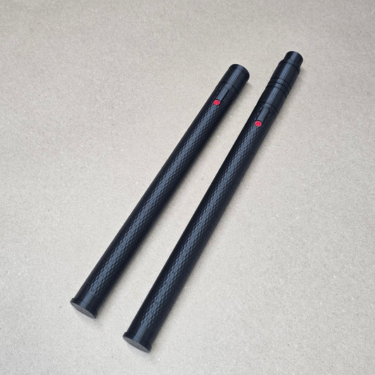 Black Stunt/Flexible Textured series Inspired Billy Clubs